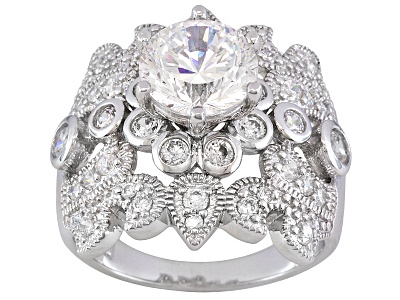 Bella Luce (R) Dillenium Cut 4.89ctw Rhodium Plated Sterling Silver ... Bella Luce (R) Dillenium Cut 4.89ctw Rhodium Plated Sterling Silver ...